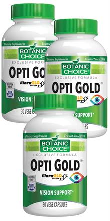 Opti Gold® Vision & Eye Health Supplement Buy 1 Get 2 FREE